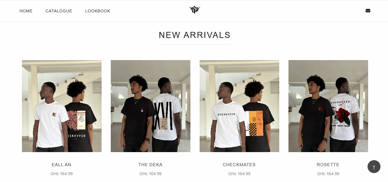 Overhyped Wears streetwear e-commerce